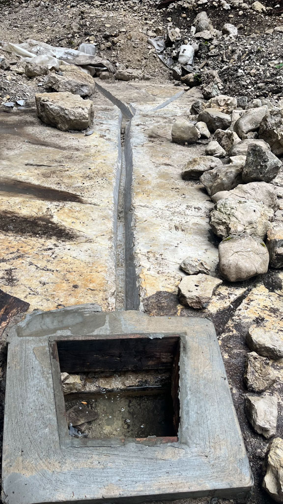 Captage dans le Risoux.